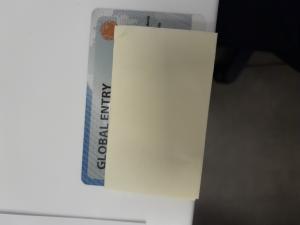 CS1190/2025/GLOBAL ENTRY CARD